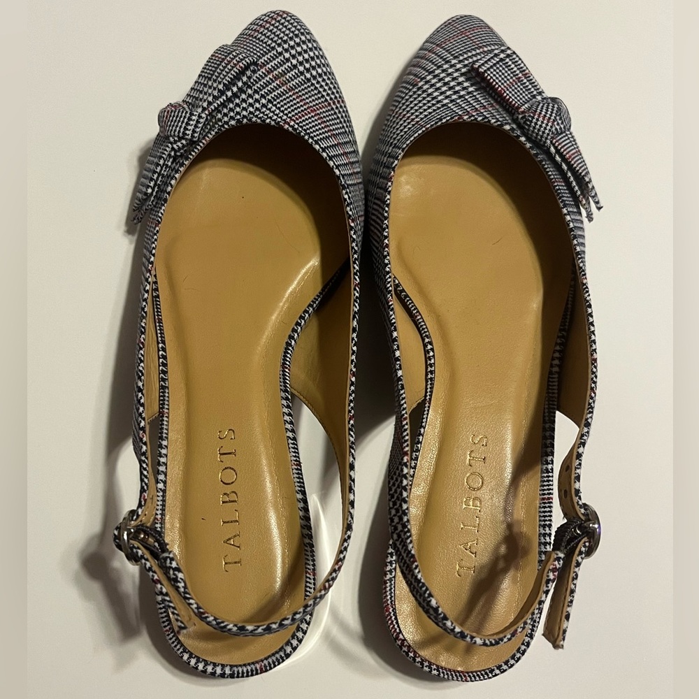 Talbots patterned shoes, size 7M